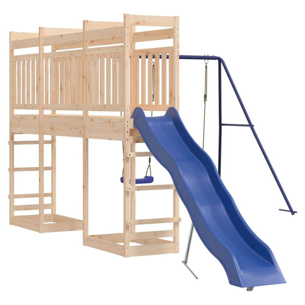 Outdoor Playset Solid Wood Pine