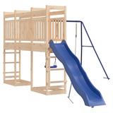 Outdoor Playset Solid Wood Pine