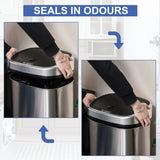 Sensor Bin, Stainless Steel, 58L