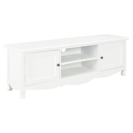 TV Cabinet White 120x30x40 cm Wood