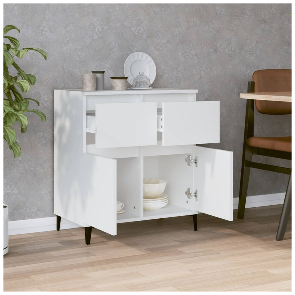 Sideboard White 60x35x70 cm Engineered Wood