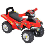 Kids Ride On Quads Boys Girls LED Lights Horn Music Toys 4 Wheels Red