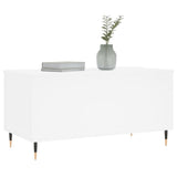 Coffee Table White 90x44.5x45 cm Engineered Wood