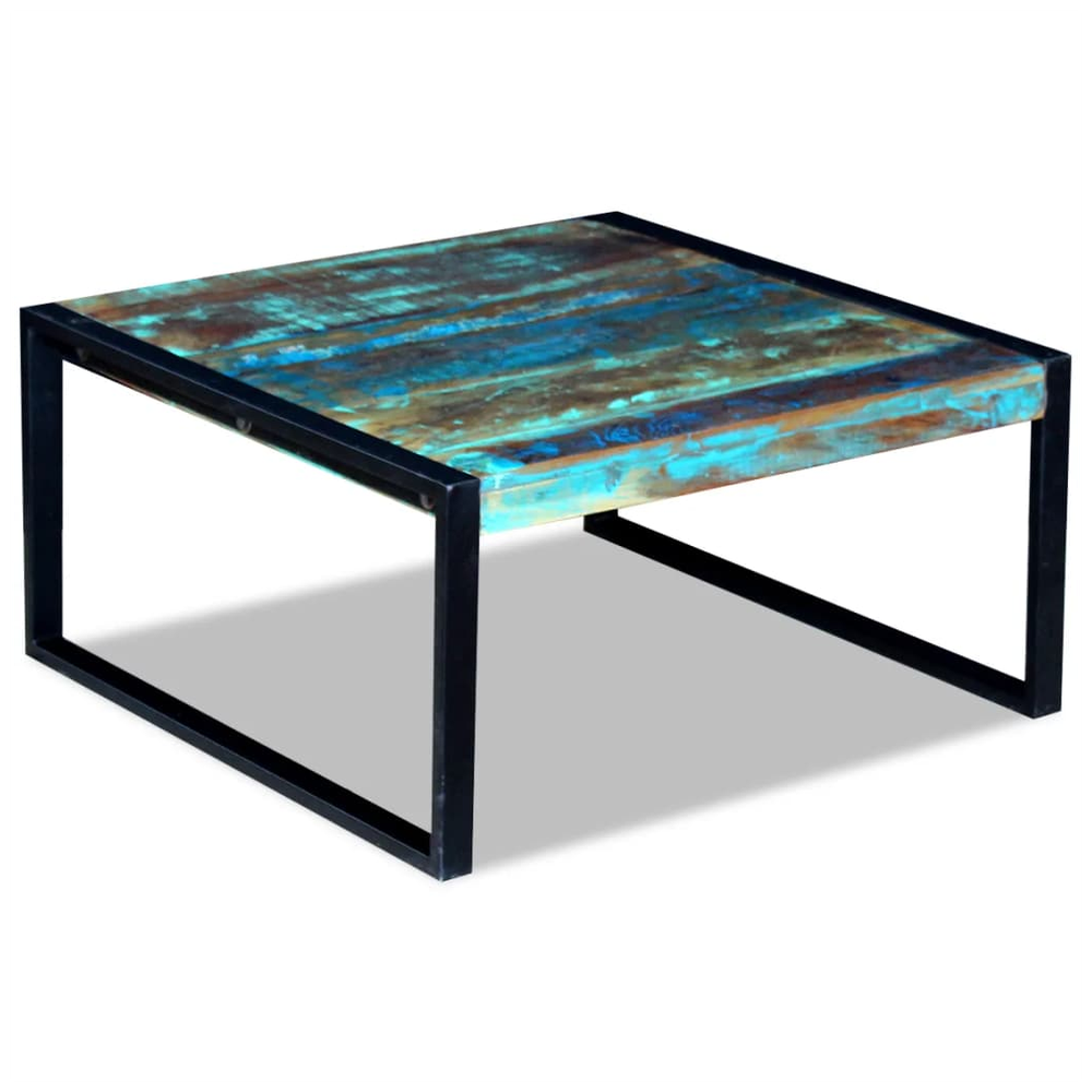 Coffee Table Solid Reclaimed Wood 80x80x40 cm