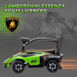 Lamborghini 2 in 1 Baby Ride on Push Car Toddler Push Along Car, Green