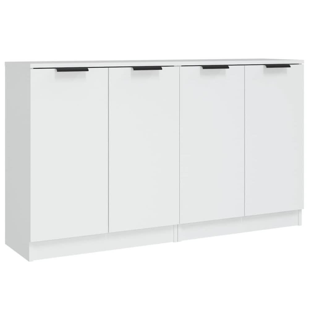 Sideboards 2 pcs White 60x30x70 cm Engineered Wood