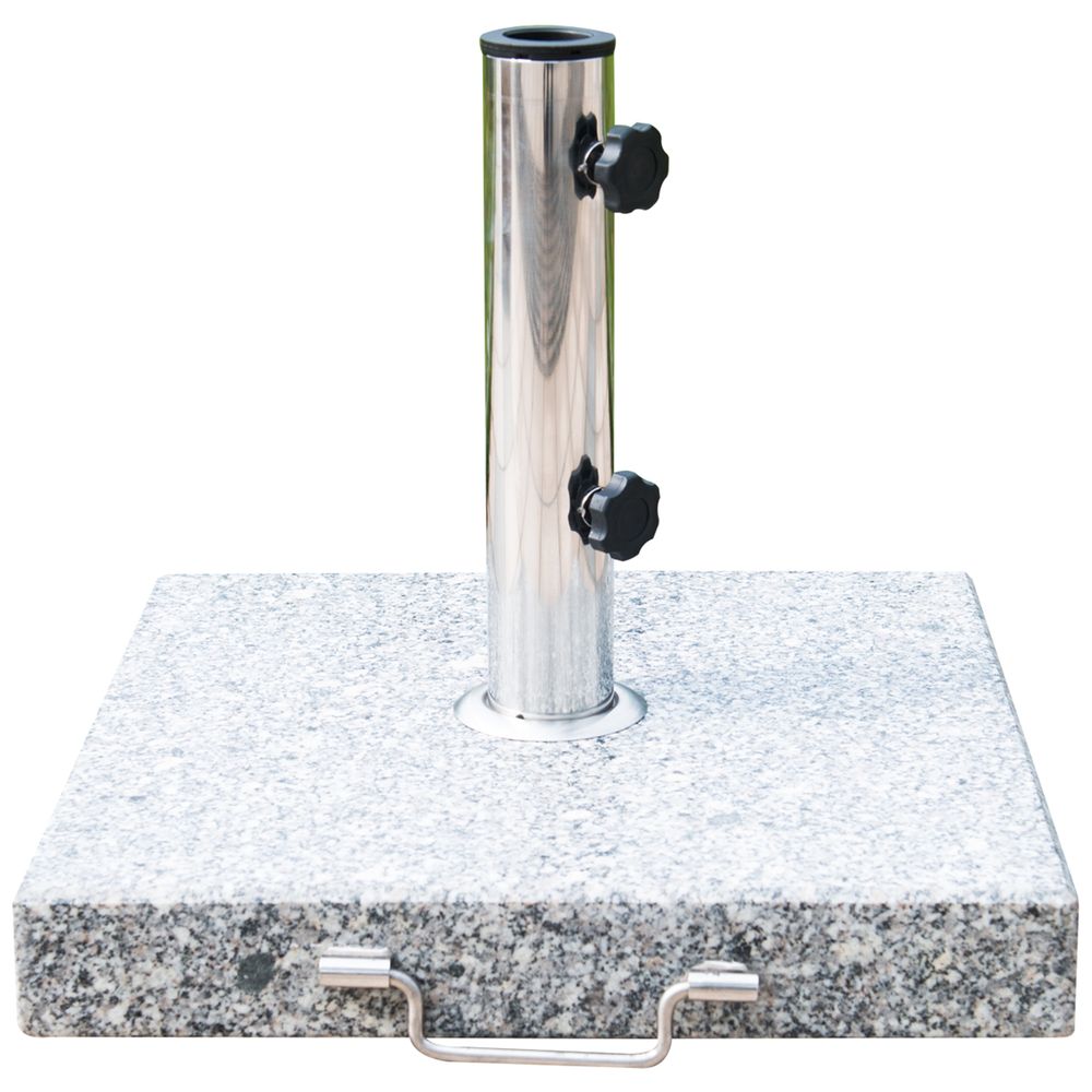 25 kg Marble Umbrella Base-Hemp Grey