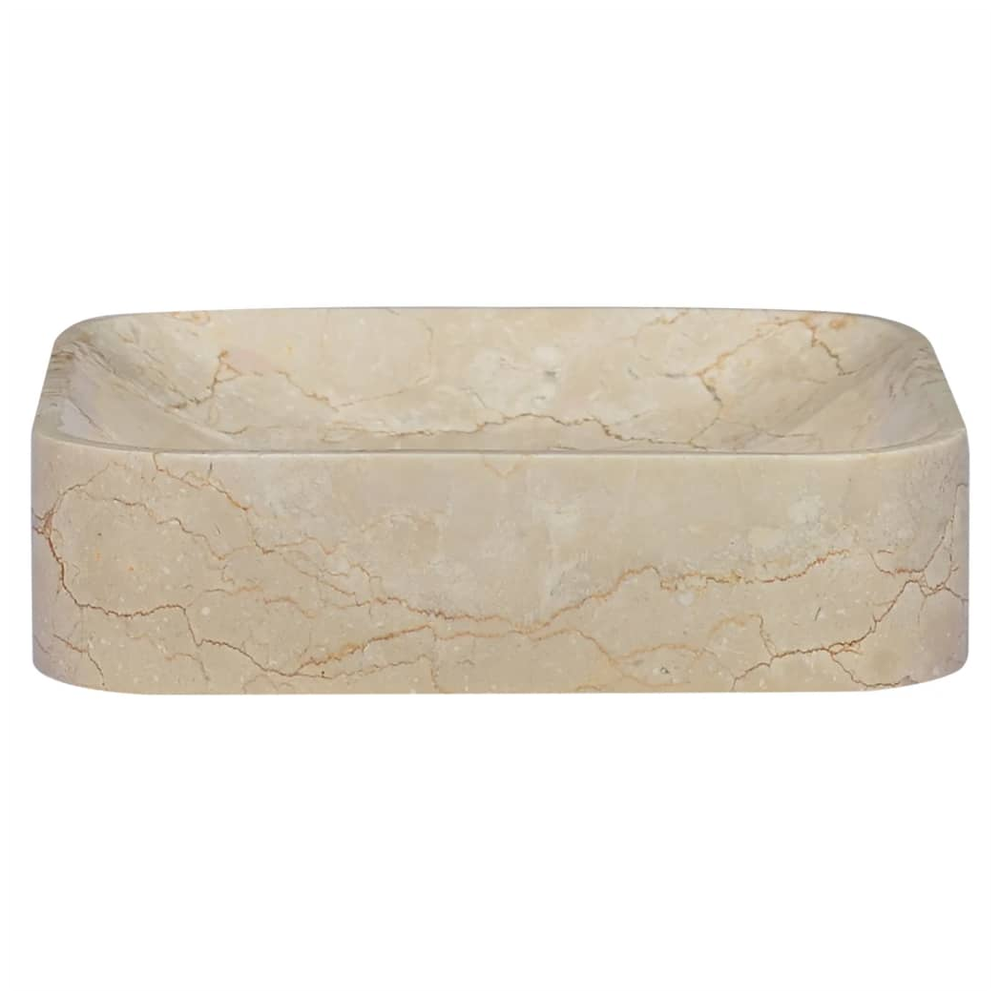 Sink Cream 40x40x10 cm Marble