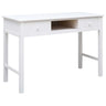 Writing Desk Grey 110x45x76 cm Wood