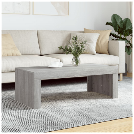 Coffee Table Grey Sonoma 102x50x36 cm Engineered Wood