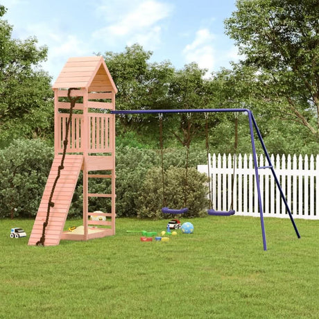 Outdoor Playset Solid Wood Pine