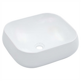 Wash Basin 44.5x39.5x14.5 cm Ceramic White