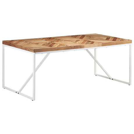 Dining Table 120x60x76 cm Solid Acacia and Mango Wood