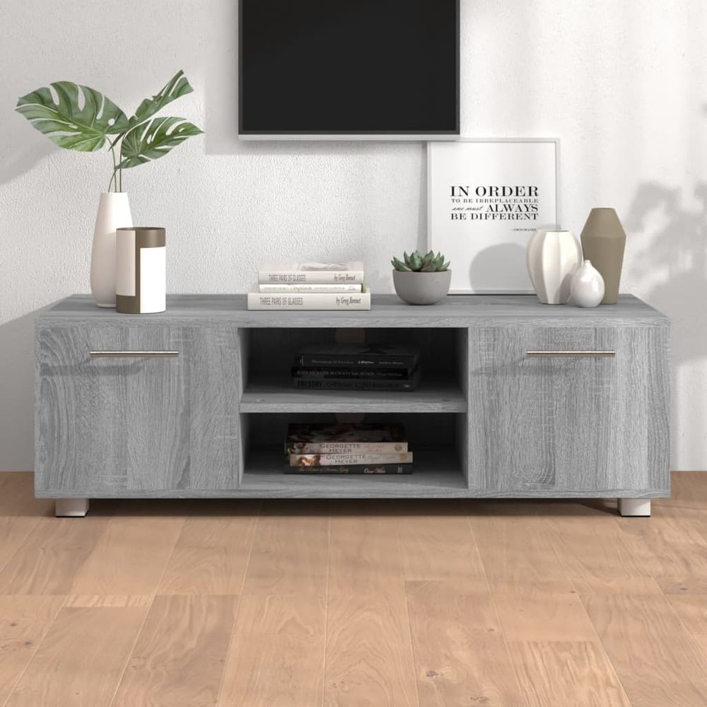 TV Cabinet Sonoma Oak 110x40x35 cm Engineered Wood