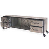 TV Cabinet 120x30x40 cm Silver