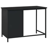 Industrial Desk with Drawers Black 105x52x75 cm Steel