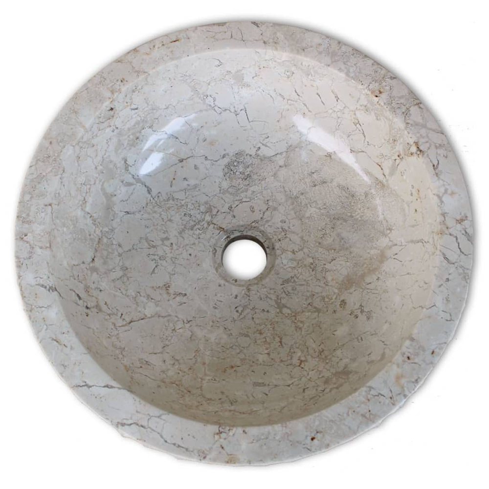 Basin Marble 40 cm Black