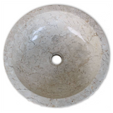 Basin Marble 40 cm Black