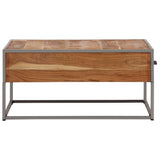 Coffee Table 75x75x35 cm Solid Acacia Wood