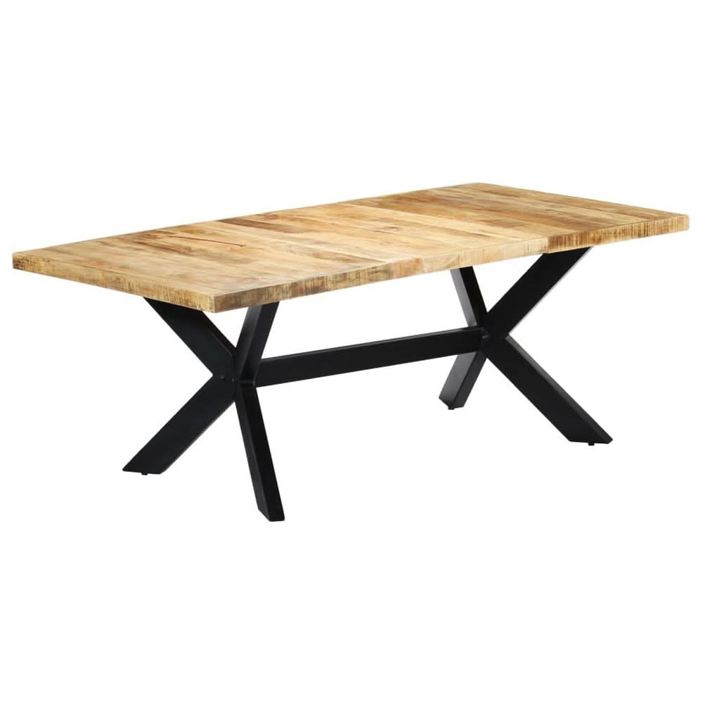 Dining Table 200x100x75 cm Solid Mango Wood