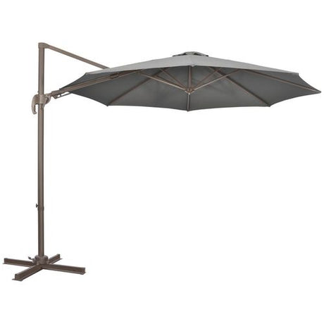 3(m) Cantilever Parasol 360� Rotation Roma Umbrella with Tilt Grey