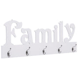 Wall Mounted Coat Rack SMILE 50x23 cm