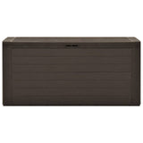 Garden Storage Box Brown 116x44x55 cm