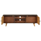 TV Cabinet Solid Mango Wood 140x30x45 cm