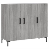 Sideboard Grey Sonoma 90x34x80 cm Engineered Wood