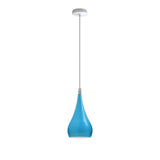 Metal E27 Teardrop Pendant Light Modern Industrial Hanging Light Fixture