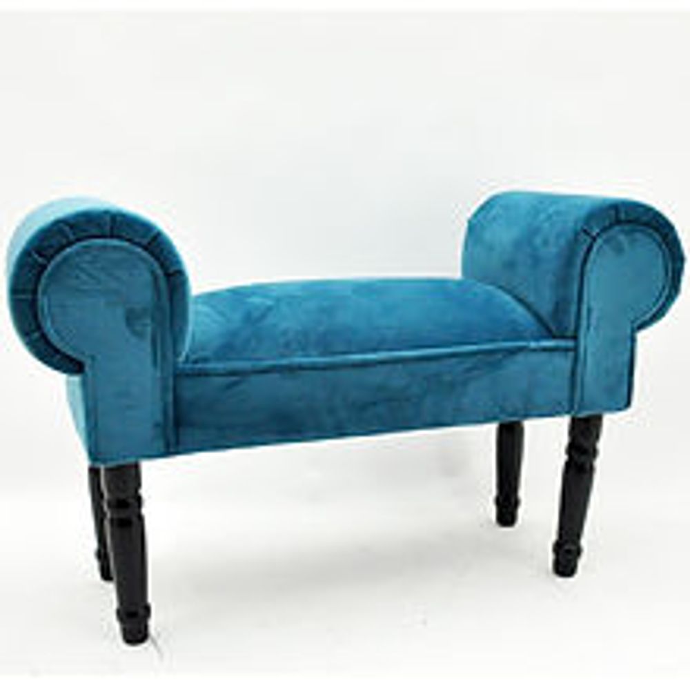 BLUE VELVET WINDOW SEAT