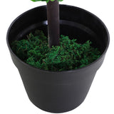 PE Set of 2 Artificial Boxwood Three Balls Topiary Plant Tree's Green