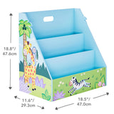 Kids Safari Bookshelf Bookcase Toy Organiser Storage TD-13141A