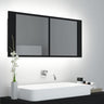 LED Bathroom Mirror Cabinet White 100x12x45 cm Acrylic