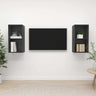 Wall-mounted TV Cabinets 2 pcs White Engineered Wood