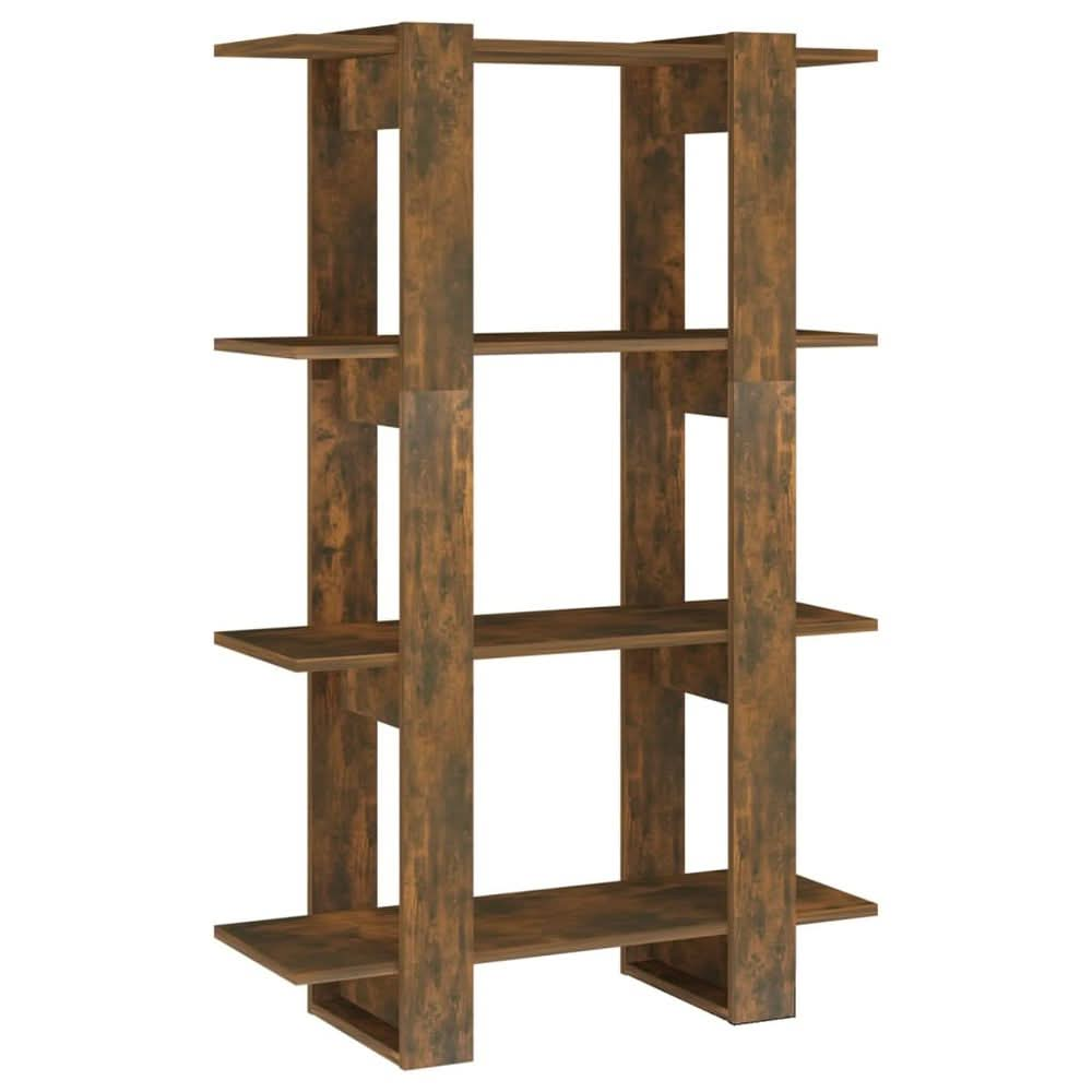 Book Cabinet/Room Divider Smoked Oak 80x30x123.5 cm