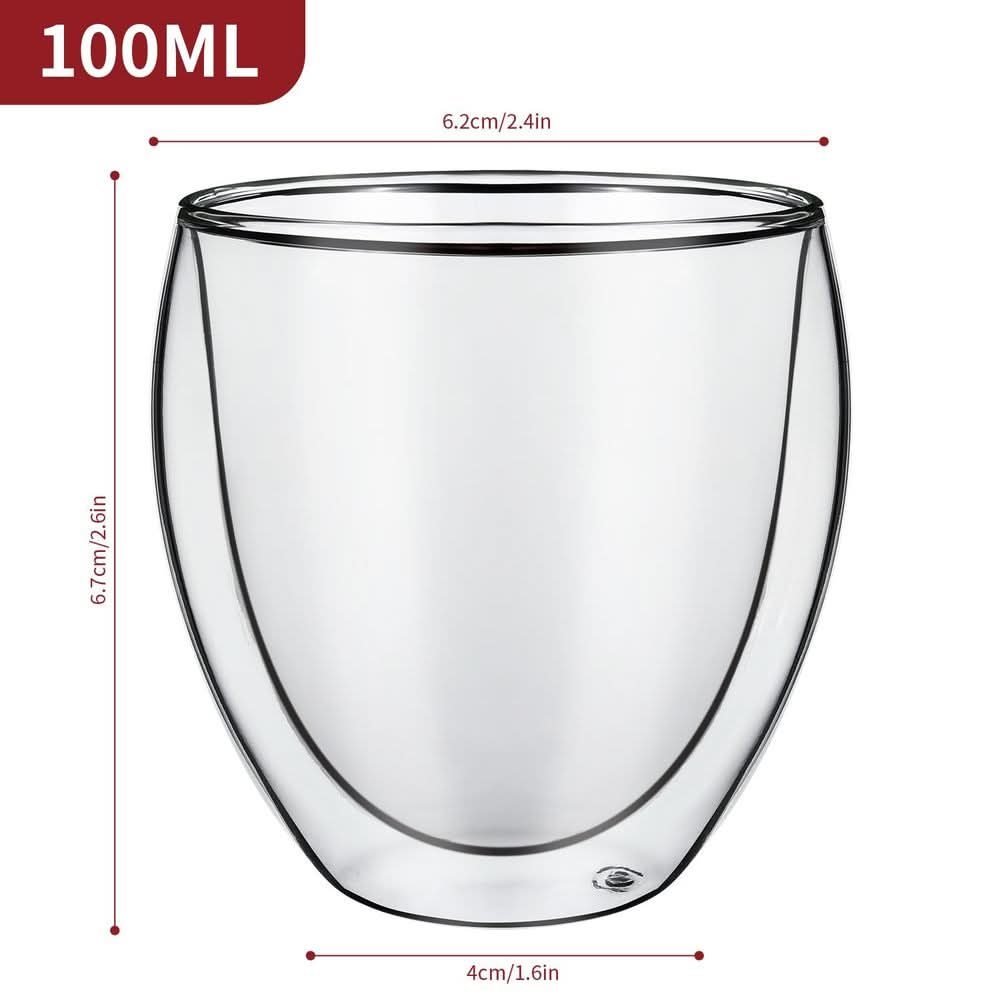 Double Wall Glasses Cava Barware