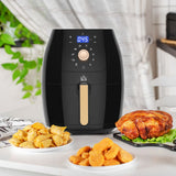 Air Fryer 1700W 5.5L with Digital Display Adjustable Temperature