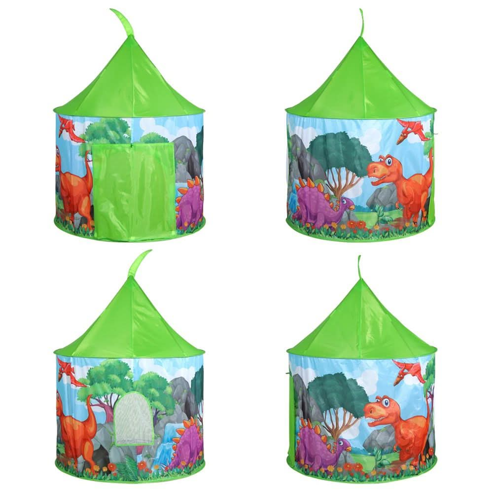 Play Tent Pop Up Indoor or Outdoor Garden Playhouse Dino Tent for Kids Childrens