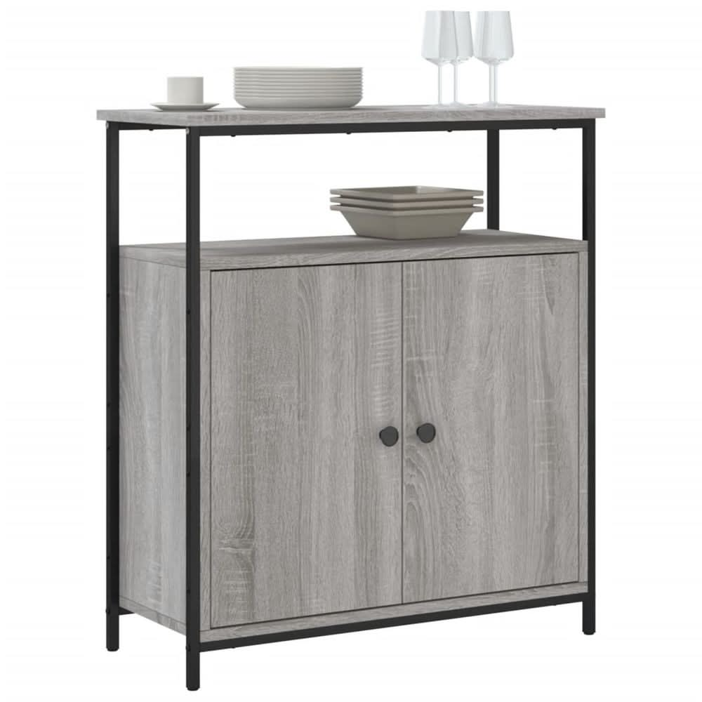 Sideboard Grey Sonoma 70x30x80 cm Engineered Wood