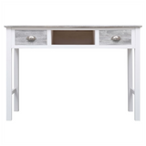 Writing Desk Grey 110x45x76 cm Wood