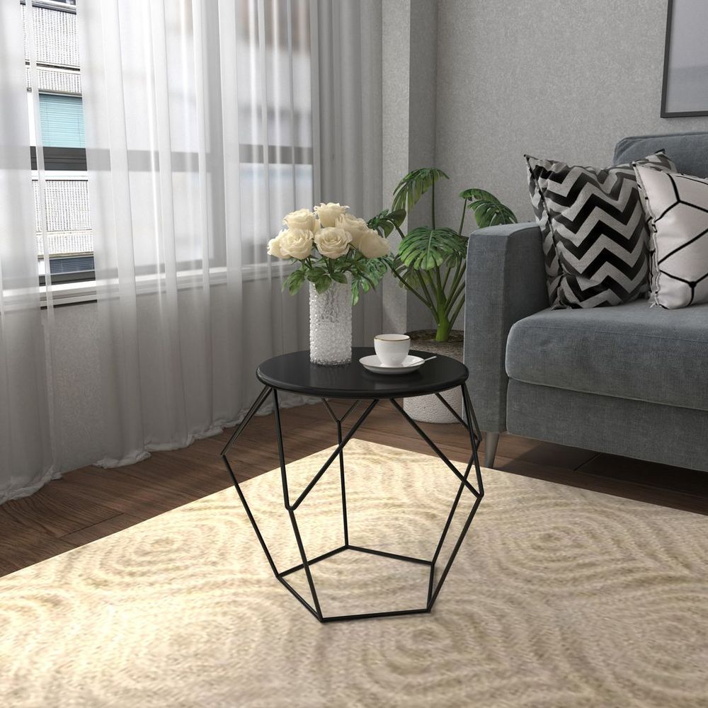 Coffee Table Side Table Nordic Minimalist Style Steel Living Room