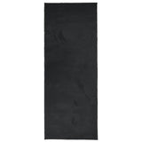 Rug OVIEDO Short Pile Black 80x200 cm