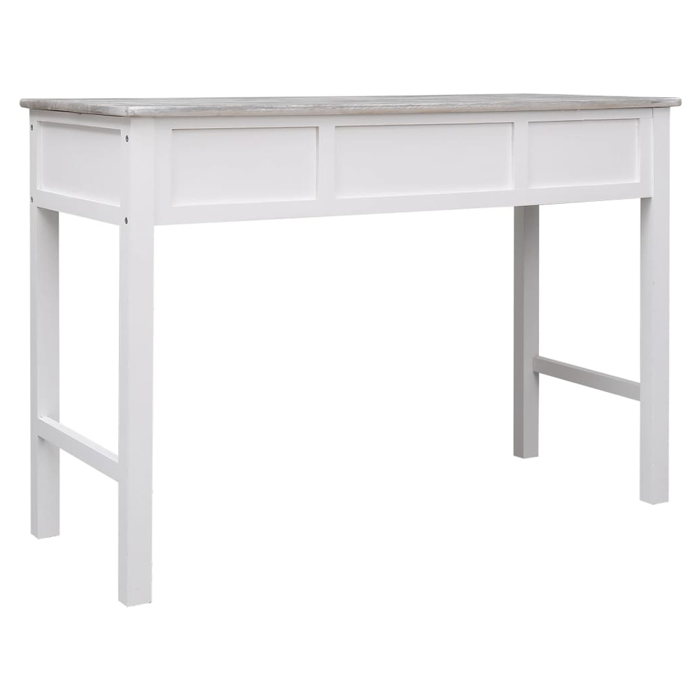 Writing Desk Grey 110x45x76 cm Wood