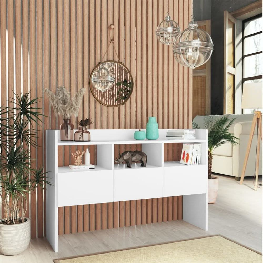 Sideboard White 105x30x70 cm Engineered Wood