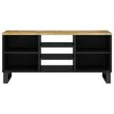 TV Cabinet 100x33x46 cm Solid Wood Mango&Engineered Wood