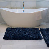 Luxury Extra Thick Gradient Bath Rugs, Shaggy Fluffy Chenille Absorbent Floor Mat Non-Slip Absorbent Shower Room Area Mats