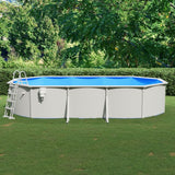 Swimming Pool with Safety Ladder 610x360x120 cm