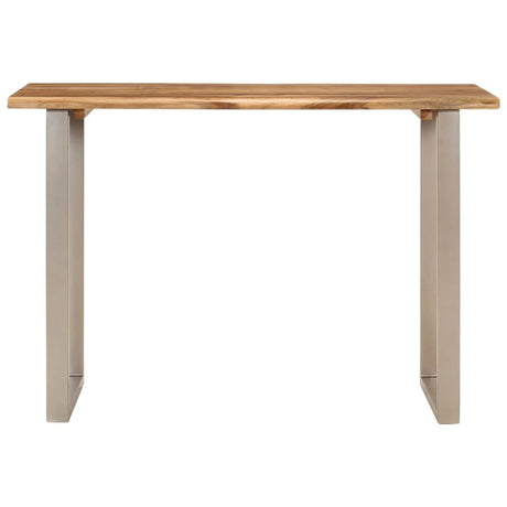 Dining Table 110x50x76 cm Solid Wood Acacia