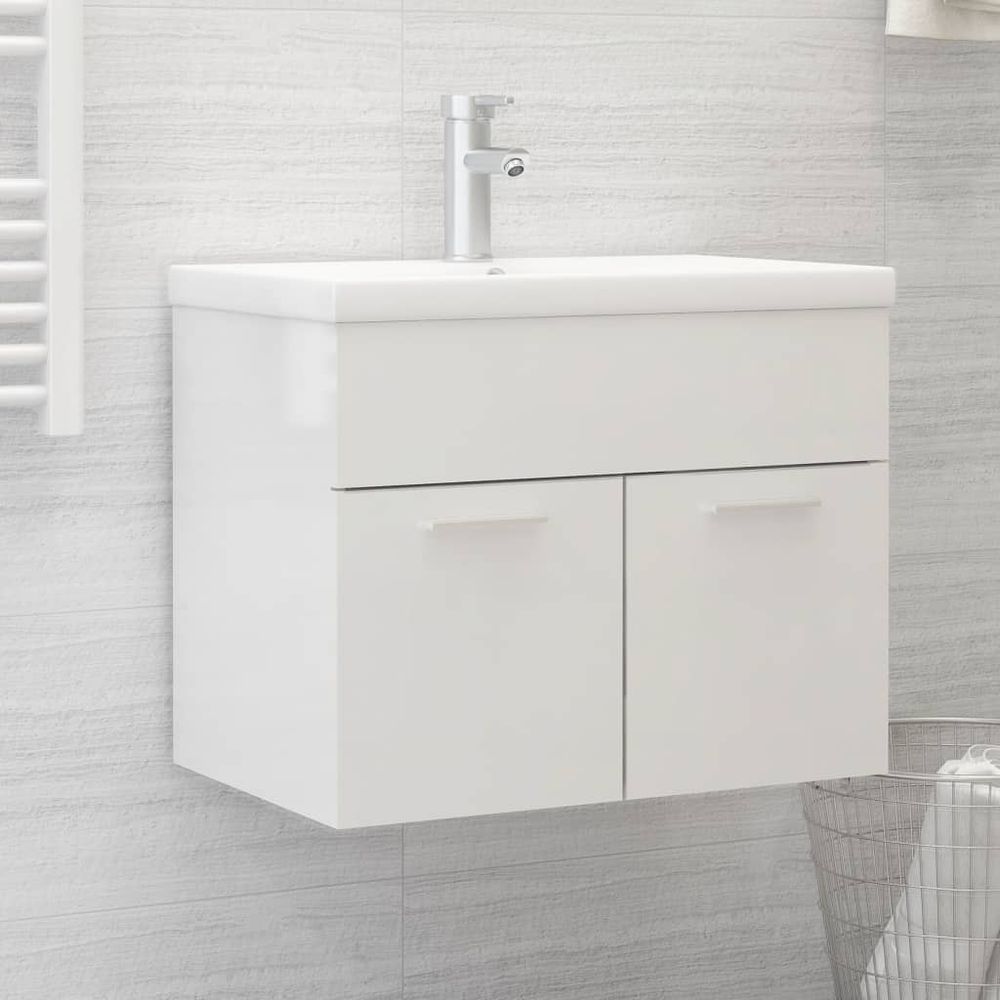 Sink Cabinet with Built-in Basin Chipboard